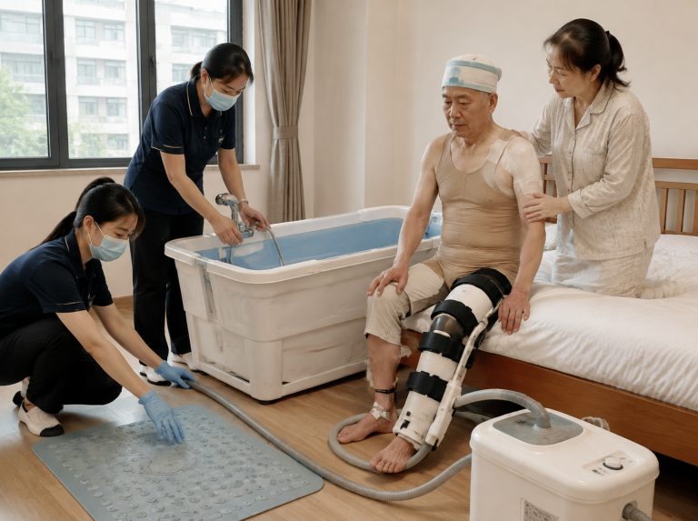 六合区术后康复居家助浴服务